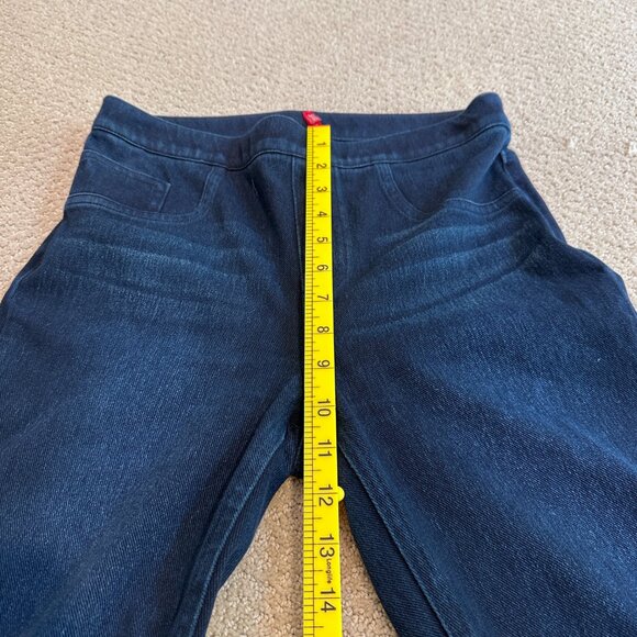 SPANX Jean-ish Ankle Leggings Pull On Shaping Jean Twilight Rinse MEDIUM #20018R - Picture 10 of 15